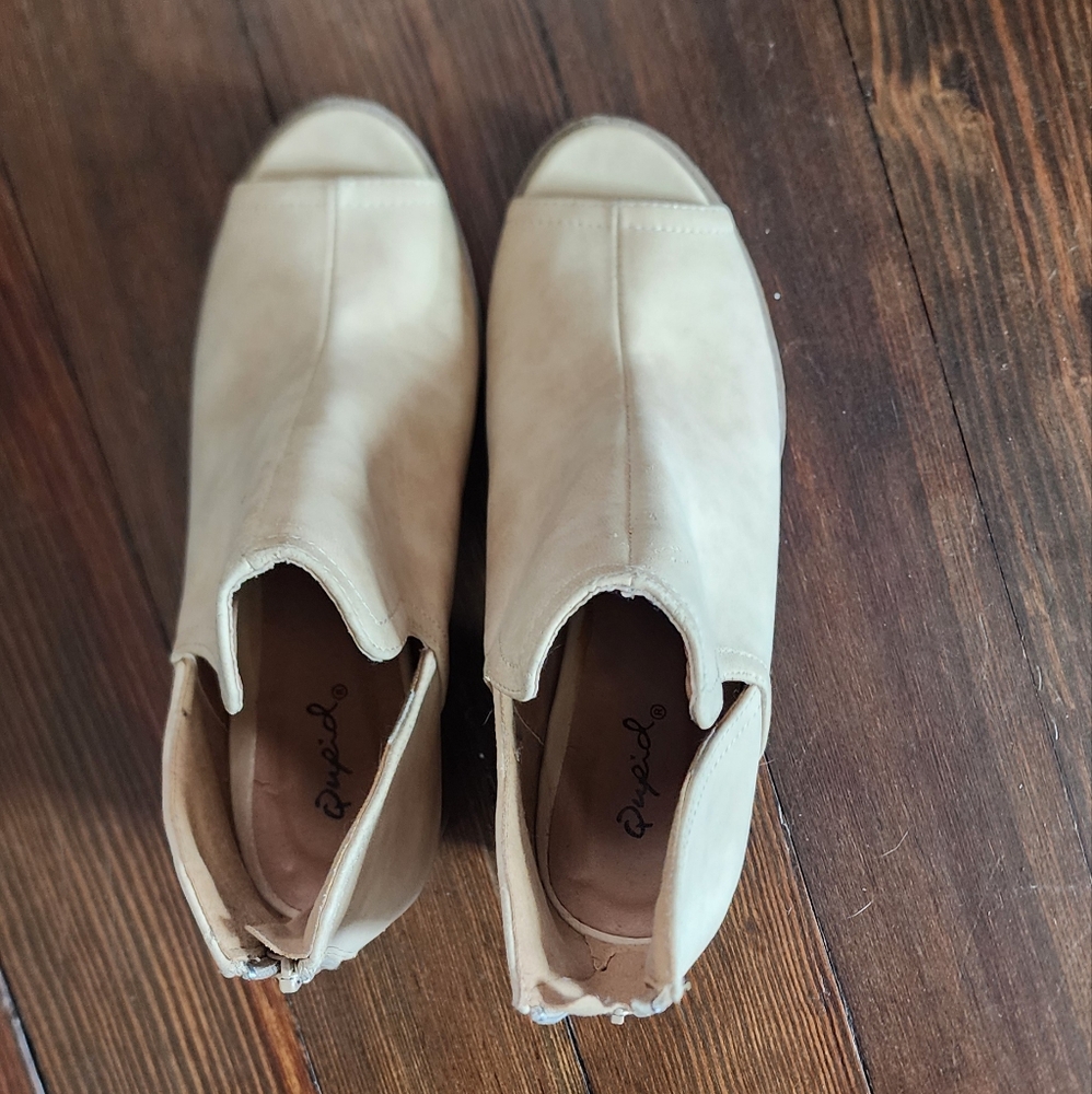 New open toes booties